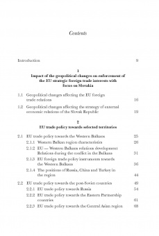 Impact of the geopolitical changes on the EU foreign trade relations with selected territories